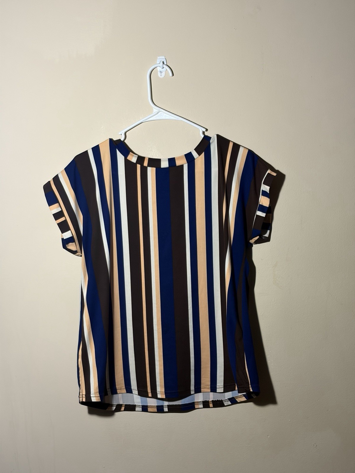Bae City XL Multicolor Vertical Striped Cap Sleeve Tops Summer Bundle