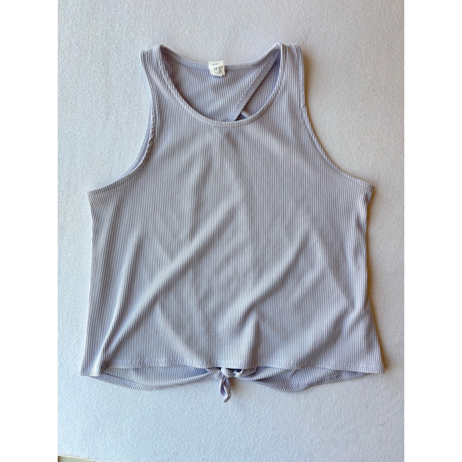 Yogalicious Racerback Tanktop Women’s Size Small Lavender Ribbed Athleisure