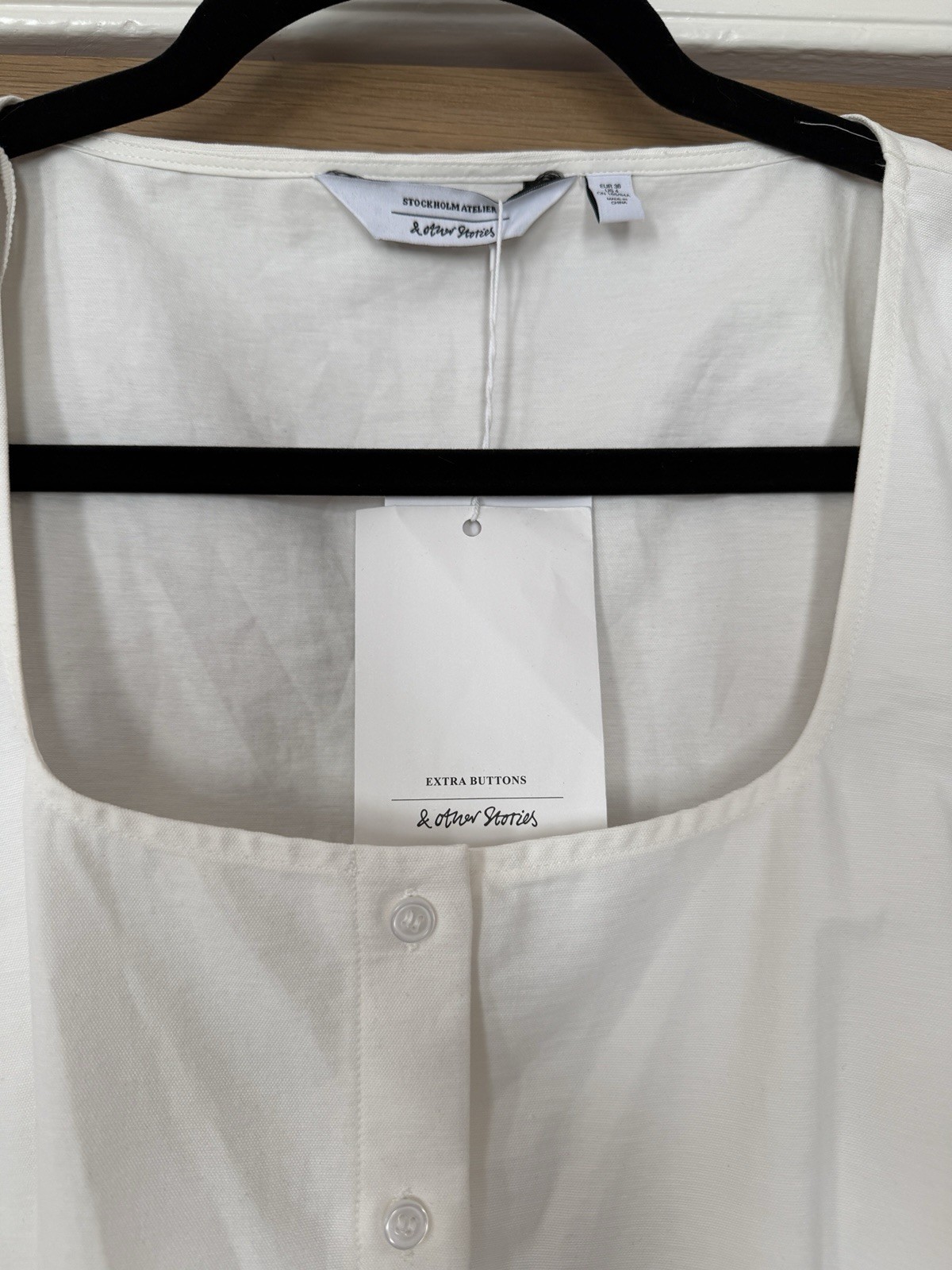 Other Stories Women’s White Blouse Small (EU 36)