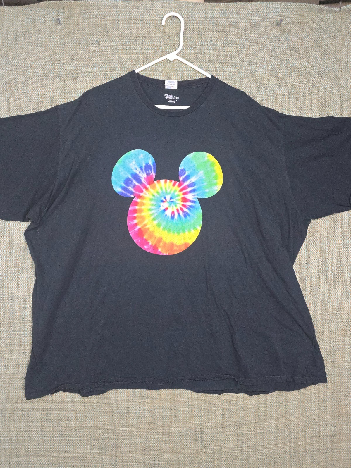 Disney T shirt Women’s 6XL Black Tie Dye Short Sleeve