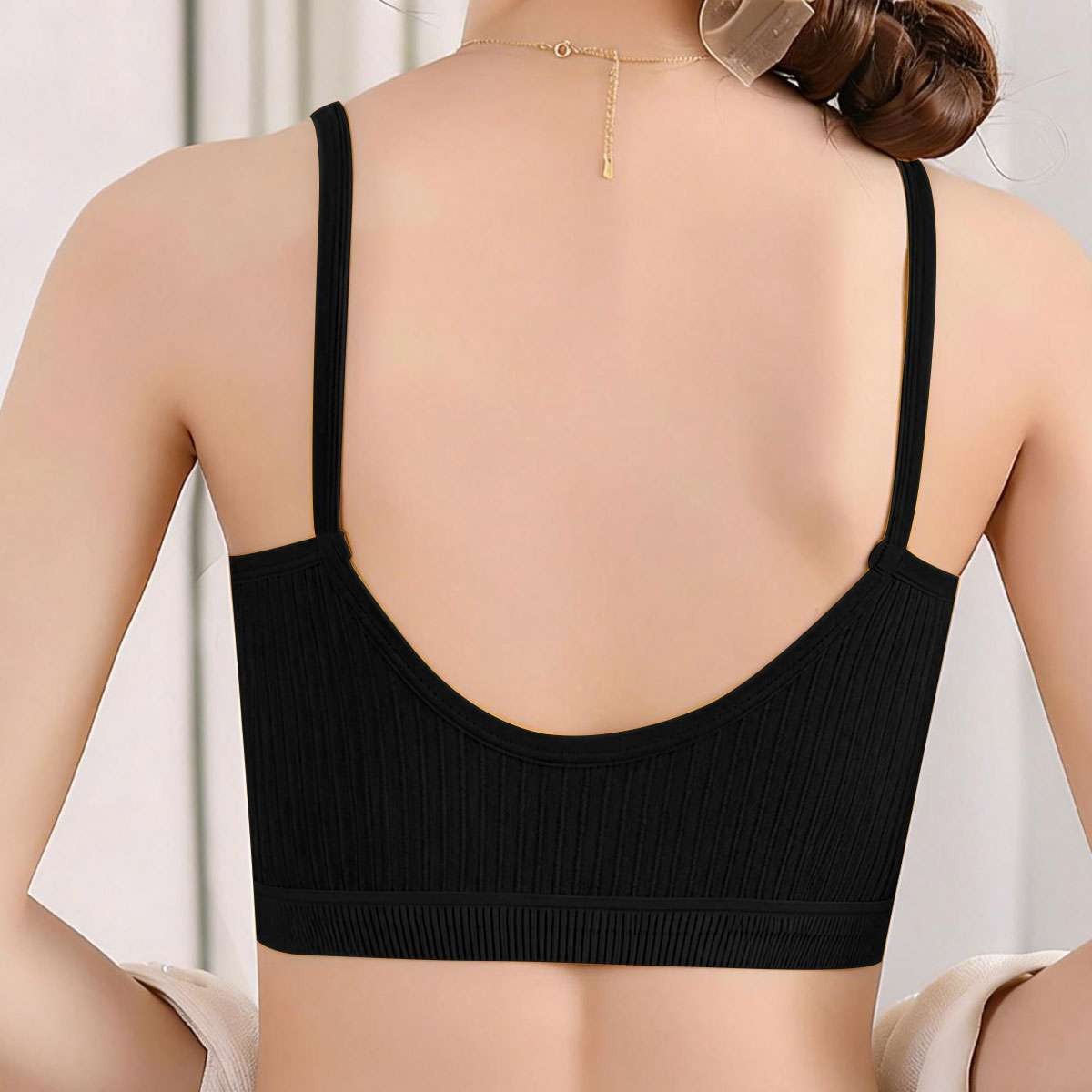 Women Crop Tops Tube Top Streetwear Sleeveless Camis Sport Bra Bralatte Cotton