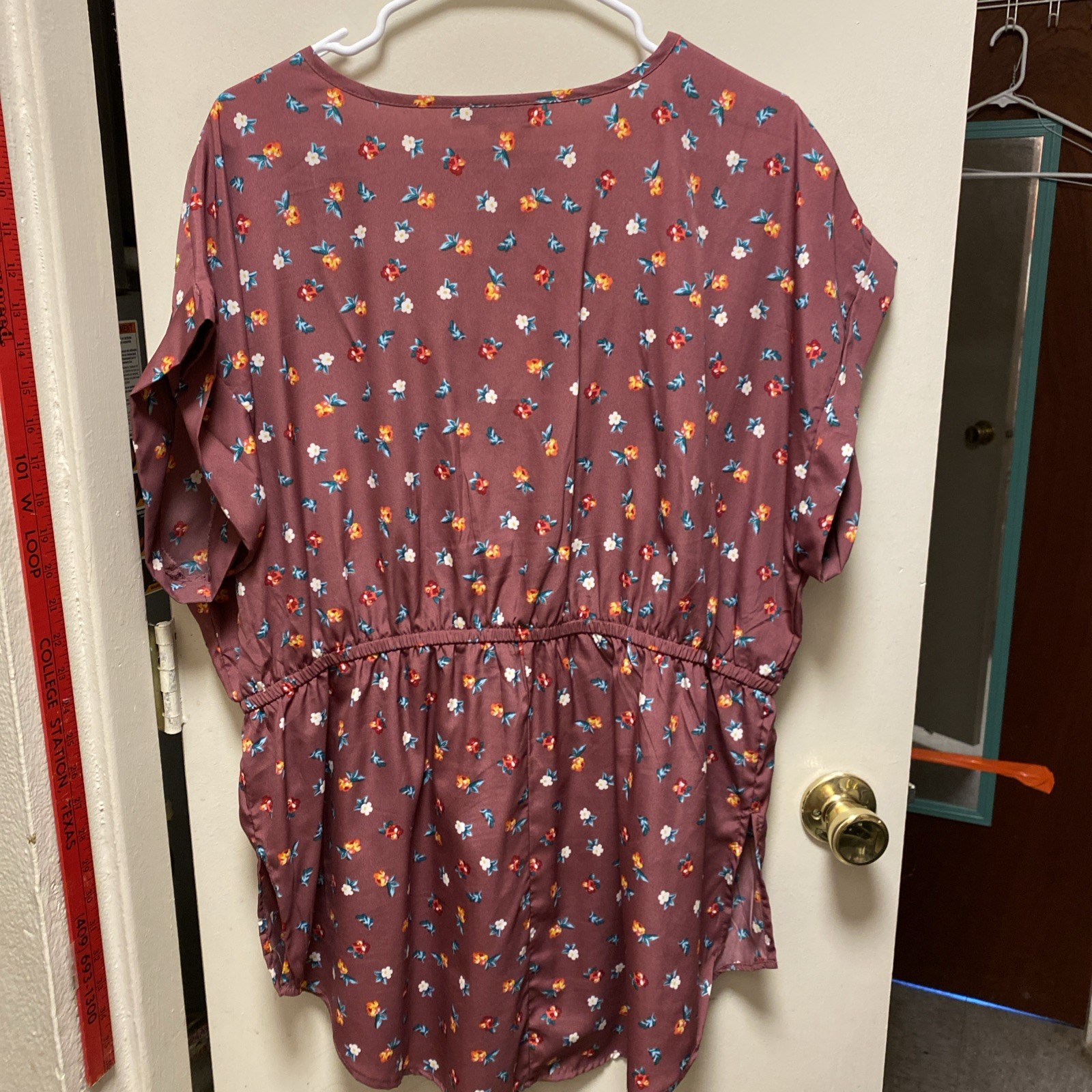 Speed limit Mph 3X Floral Blouse