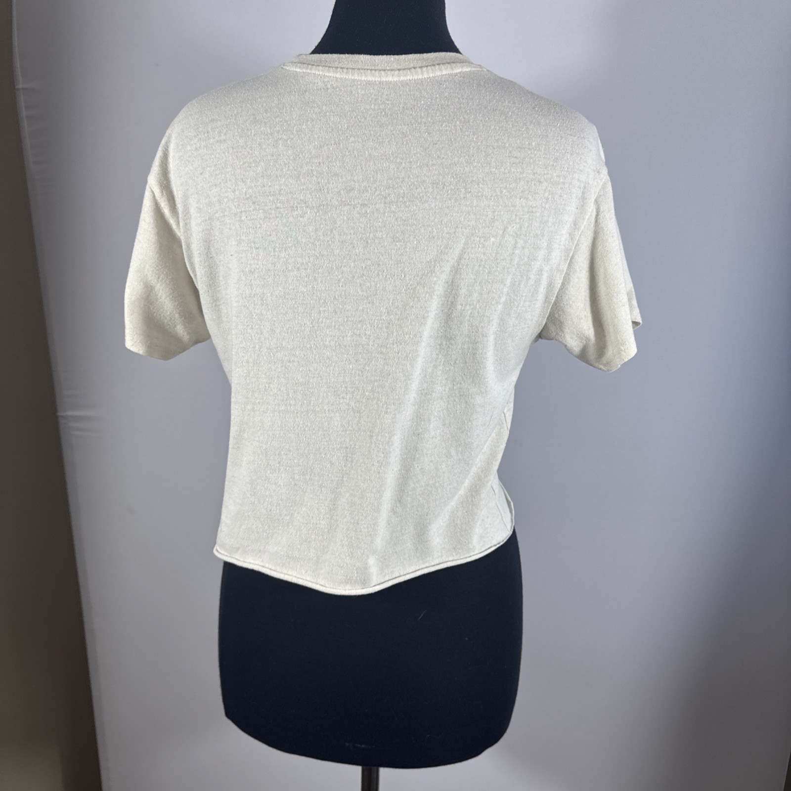 Brisco Brands Women’s Crop Top Flowers Medium