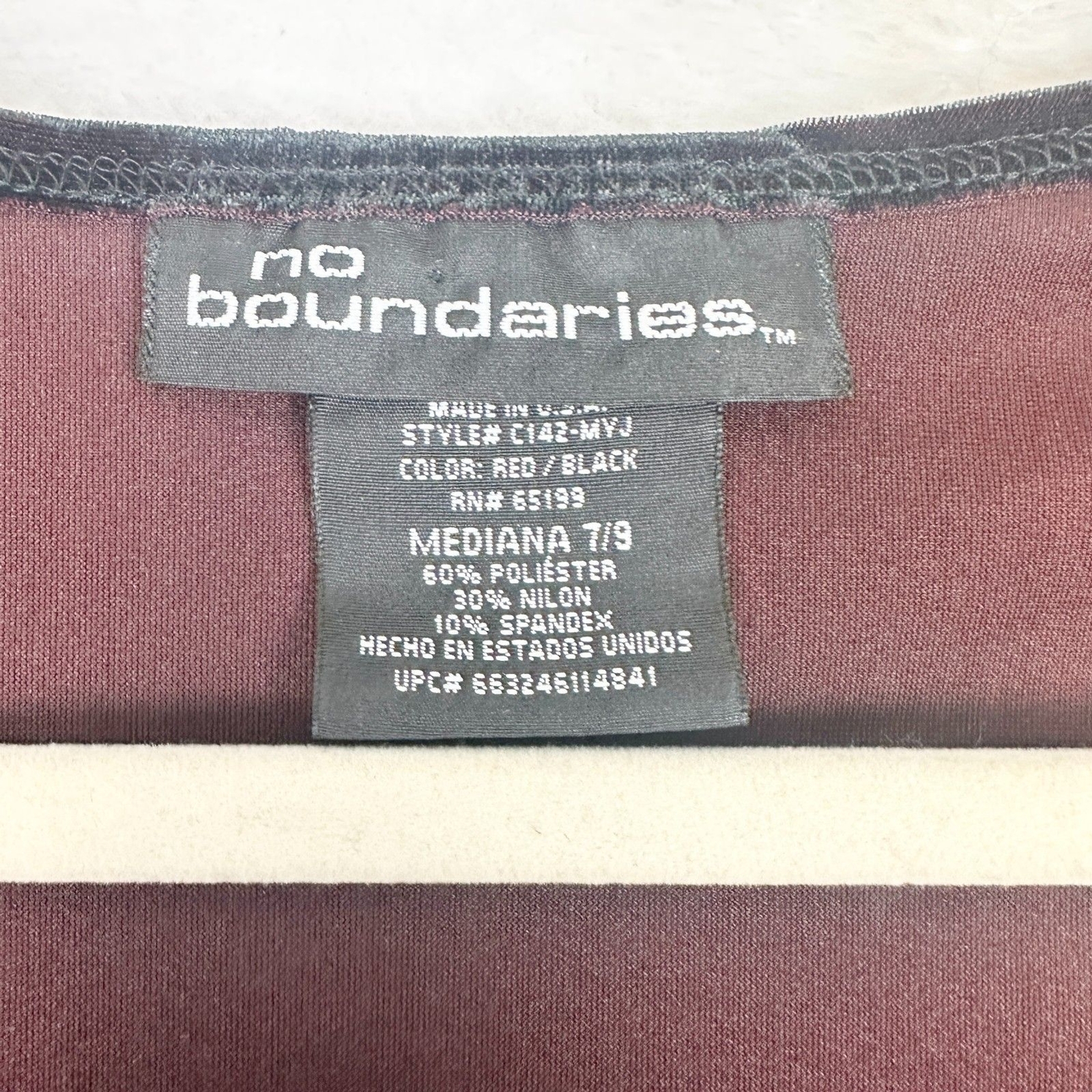 No Boundaries Vintage 90s Y2K Velvet Top Size Small Whimsigoth Witchy V-Neck