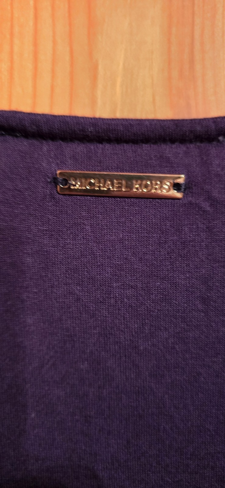 Michael Kors Navy Blue Sleeveless V-Neck Layered Shell Blouse – Size [Insert…