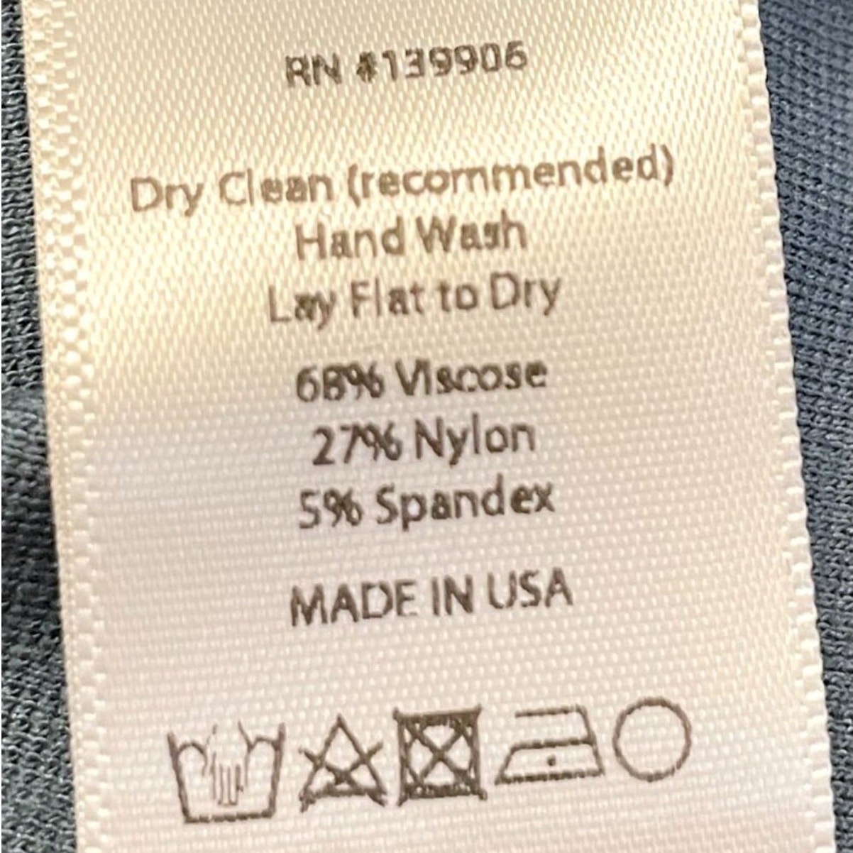 NWT Ripley Rader Ponte T-Shirt XS Ltd Ed Sea Blue Elevated Basic Boxy Minimalist