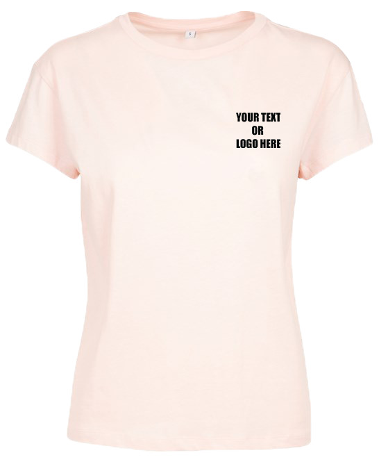 Personalised Build Your Brand Printed Women’s Box Tee Workwear 100% Cotton Tops
