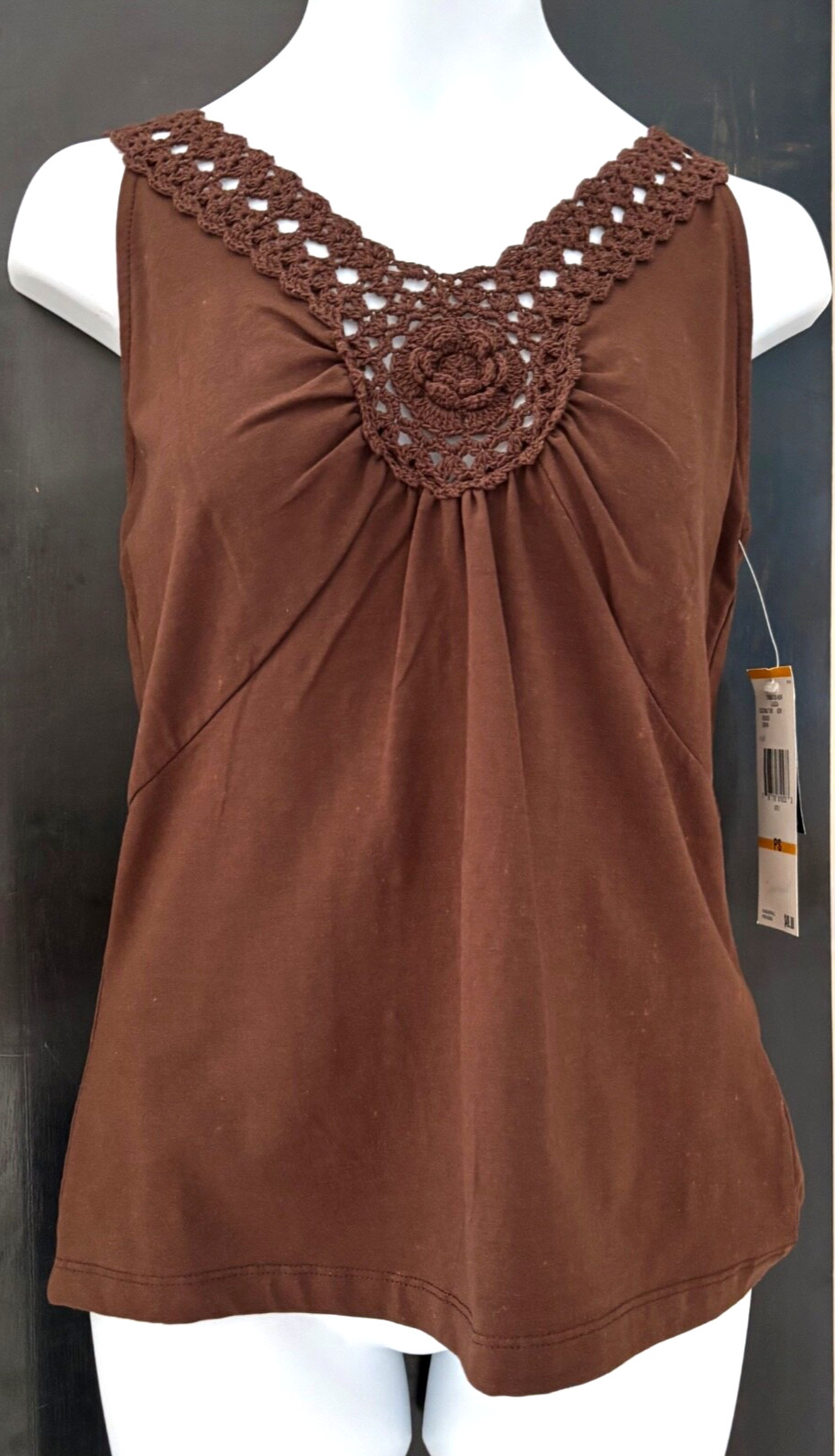 Camisole Top JONES NEW YORK Signature Petite 95% Cotton 5% Spandex P/S NEW W/TAG