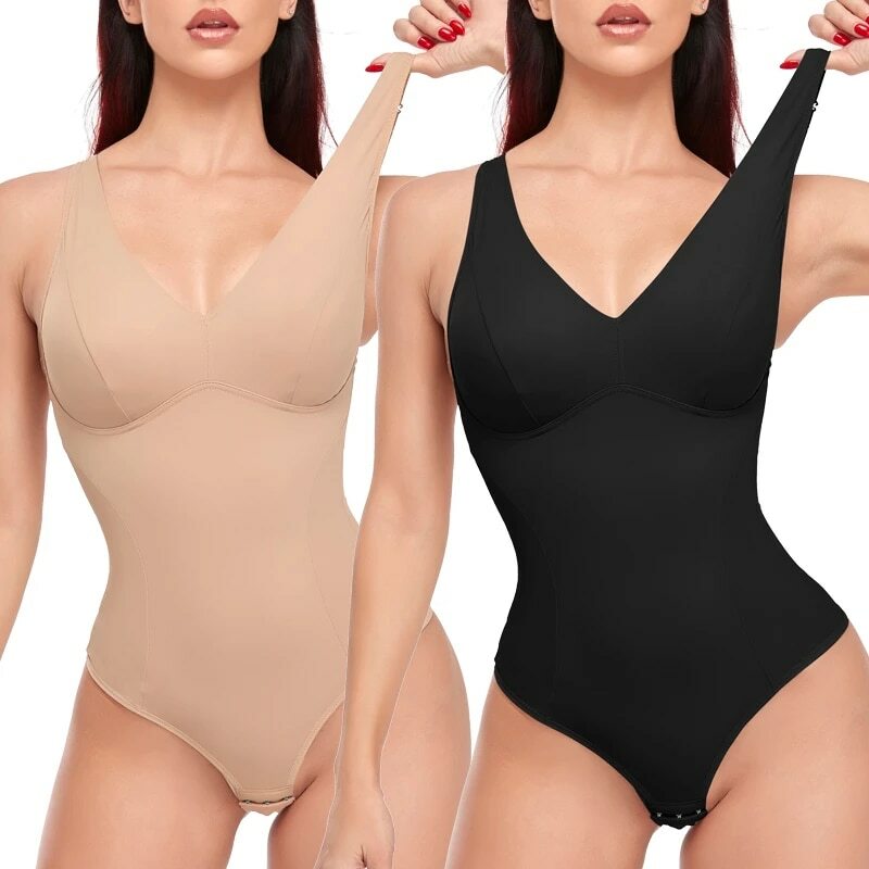 Women Compression Shapewear Bodysuit Slimming Underwear Body Shaper Lingerie
