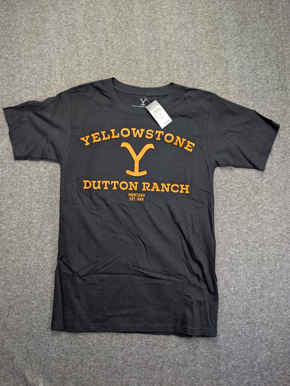 Rue 21 Black Graphic Tee Yellowstone Size Small Ships Same Day*