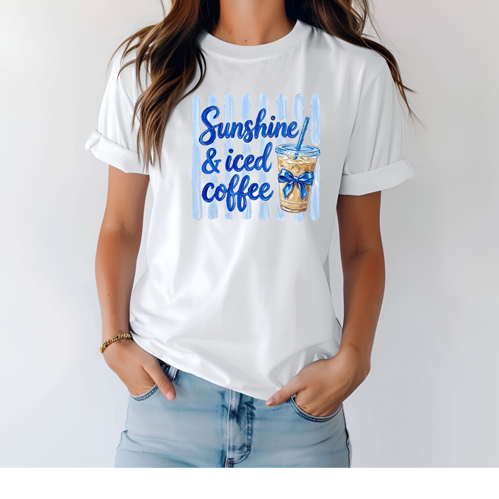 Sunshine And Iced Coffee Coquette Unisex T Shirt S,M,L,XL,2X,3X