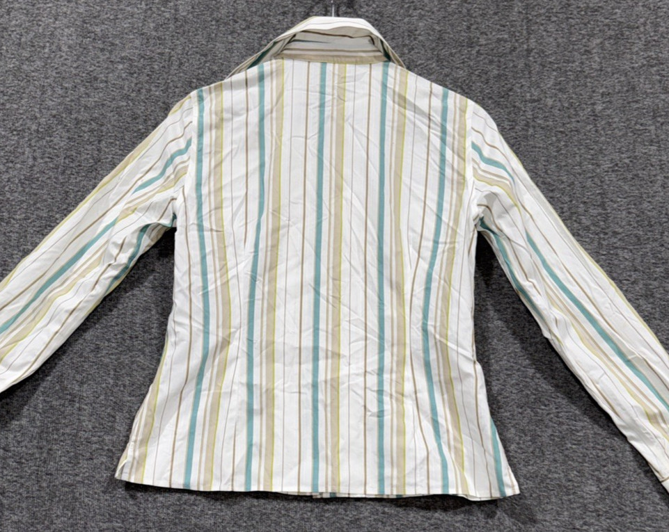 Jones New York Women’s Non-iron Easy Care Plaid Cotton Shirt Sz 4 Polyester