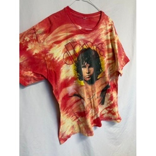 The Doors Jim Morrison Tie Dye Graphic T-Shirt Oversized Vintage Style Rock Tee