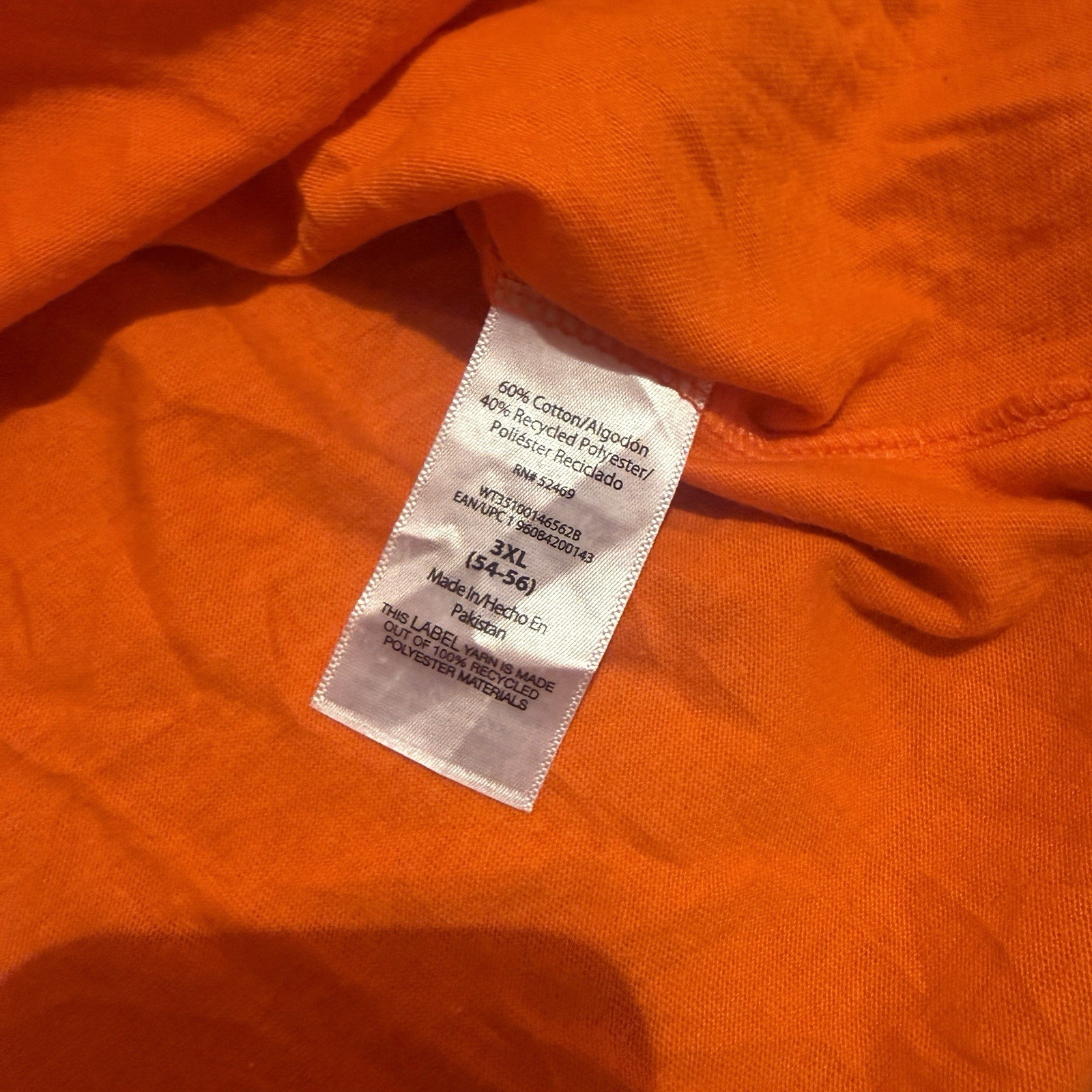 Way to Celebrate Womens TShirt 3XL 54-56 Triple Extra Large Orange Pumpkin