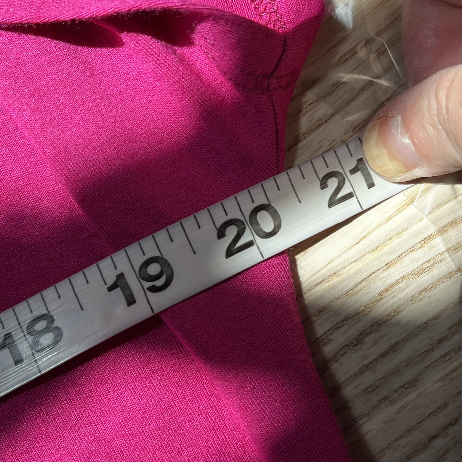 BLEU Top Sz L Hot Pink Short Dolman Sleeves Sequins Round Neck Studded Glam