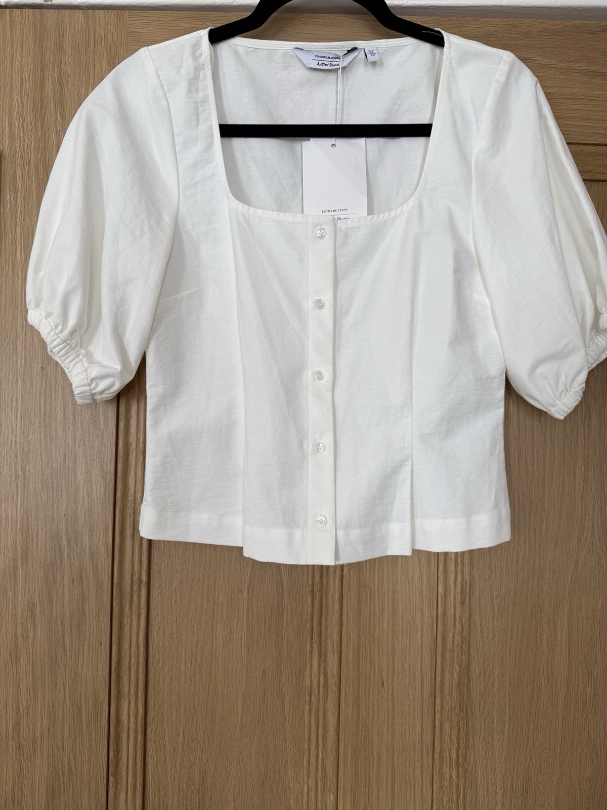 Other Stories Women’s White Blouse Small (EU 36)