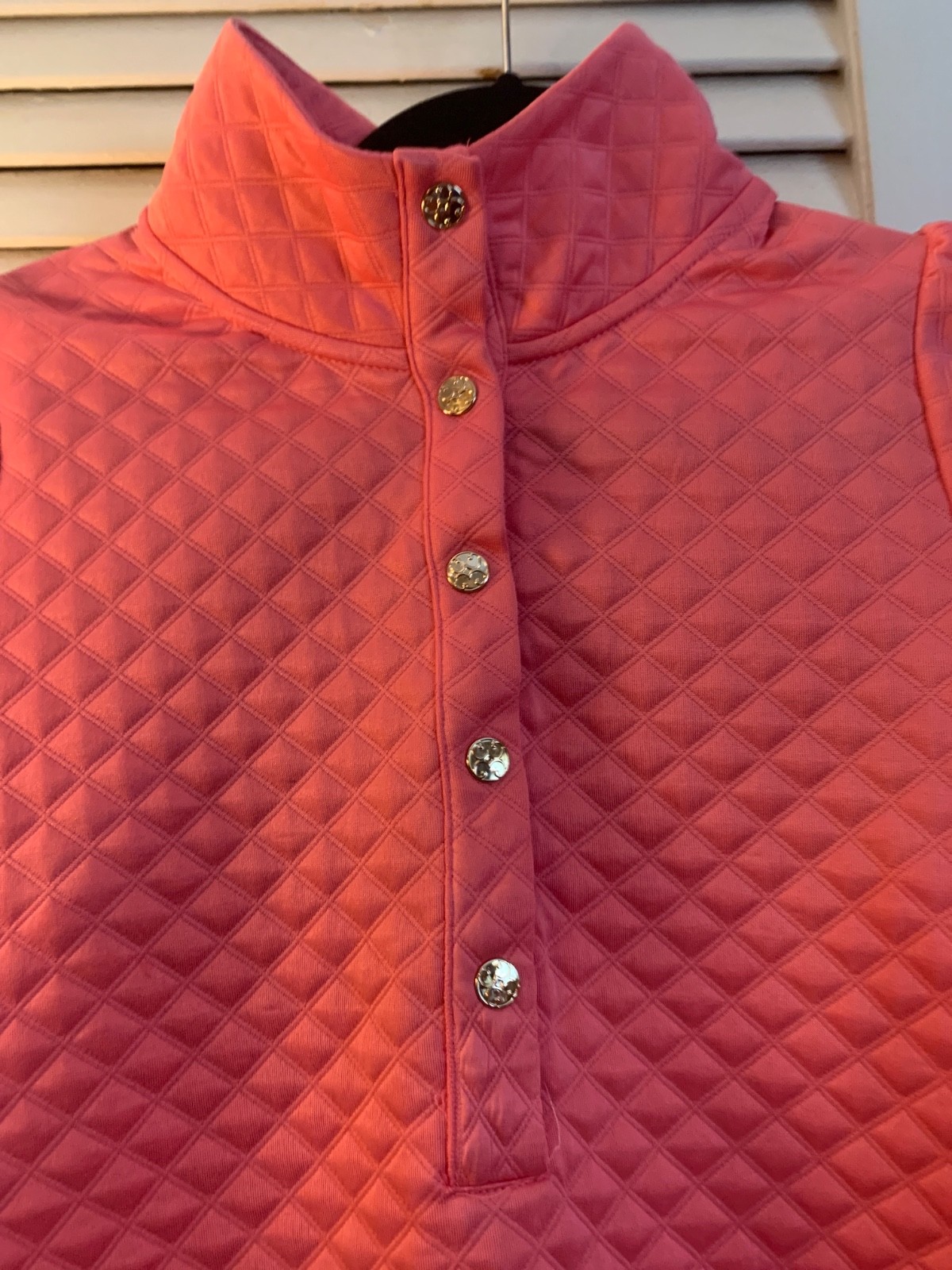 Mary Square Madelyn Jacard Pink Top Size S