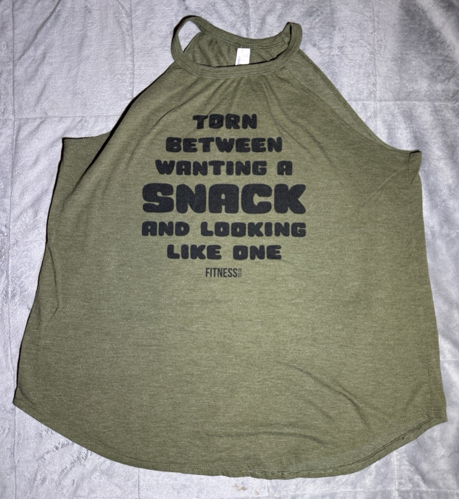 Women District Brand Apparel Tank Top Size 3XL Olive Green