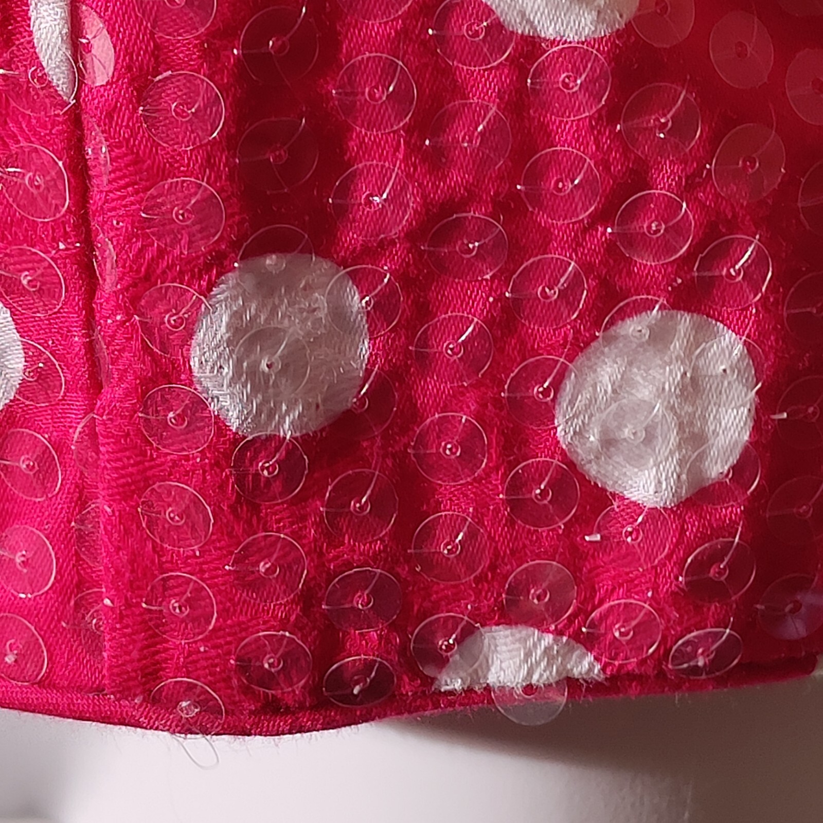Rickie Freeman for Teri Jon Pink White Polka Dot Fun Vintage Size 4 100% Cotton