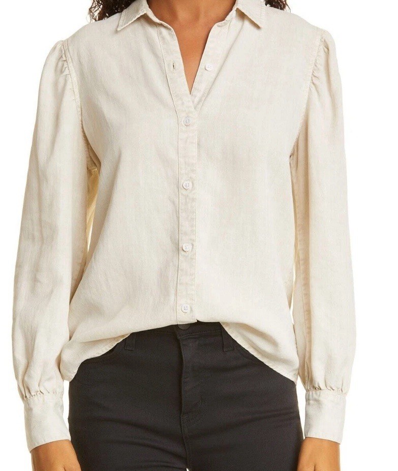 Rails Angelica Shirt Women’s Small Dust Acid Wash Long Sleeve Button Front