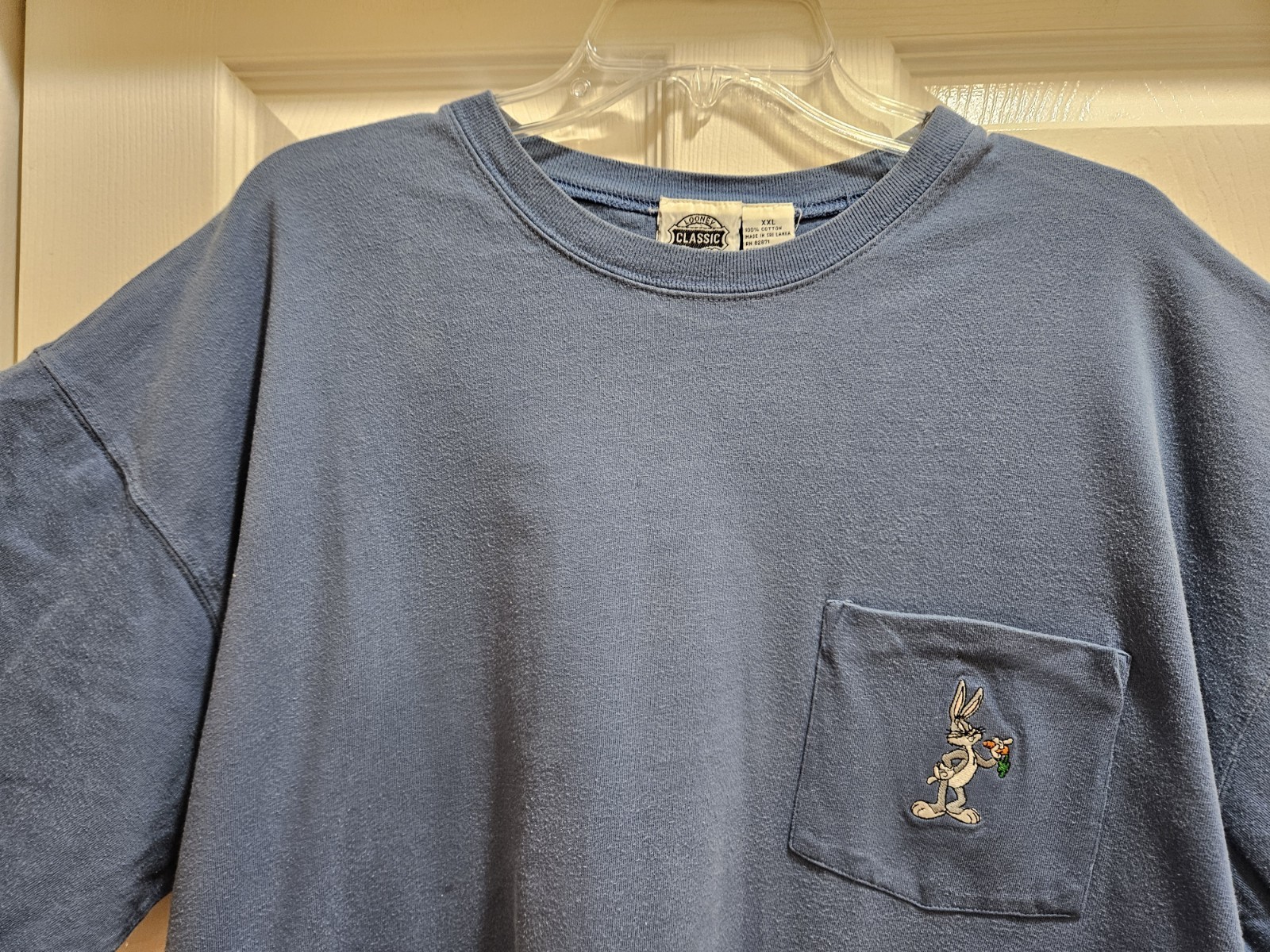 XXL Bugs Bunny Embroidered Tee by Warner Brothers. Ebay Sizes exclude this size