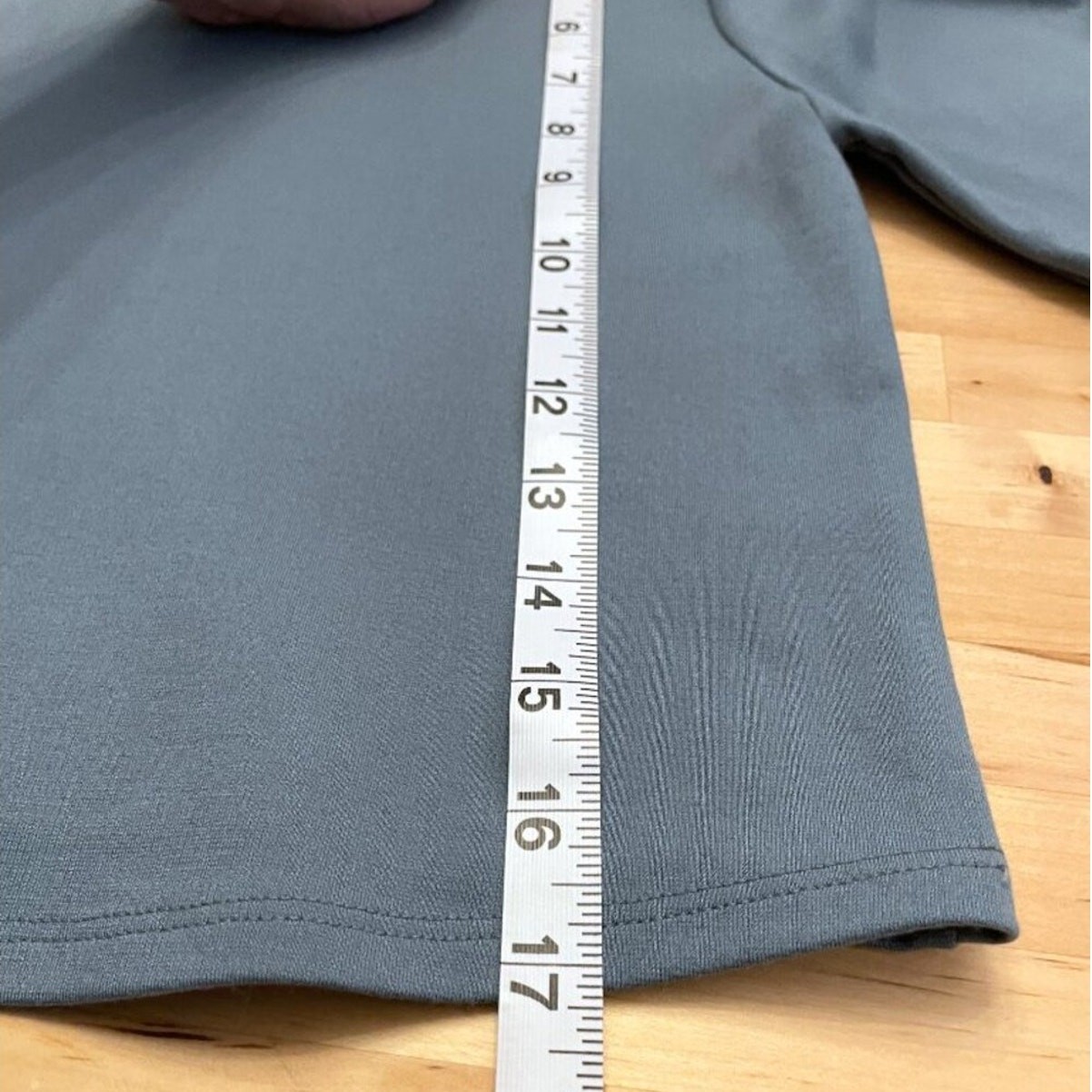NWT Ripley Rader Ponte T-Shirt XS Ltd Ed Sea Blue Elevated Basic Boxy Minimalist