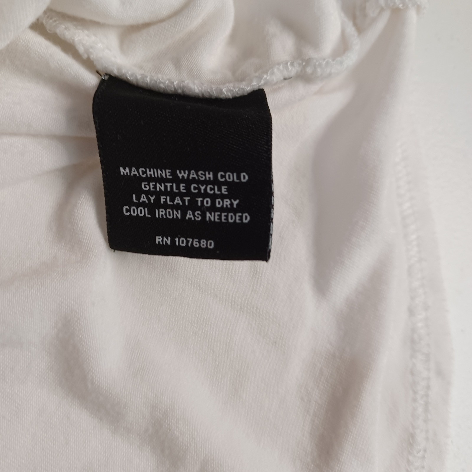 Women’s Nue Options White Tank with Crochet Front Size Petite Small