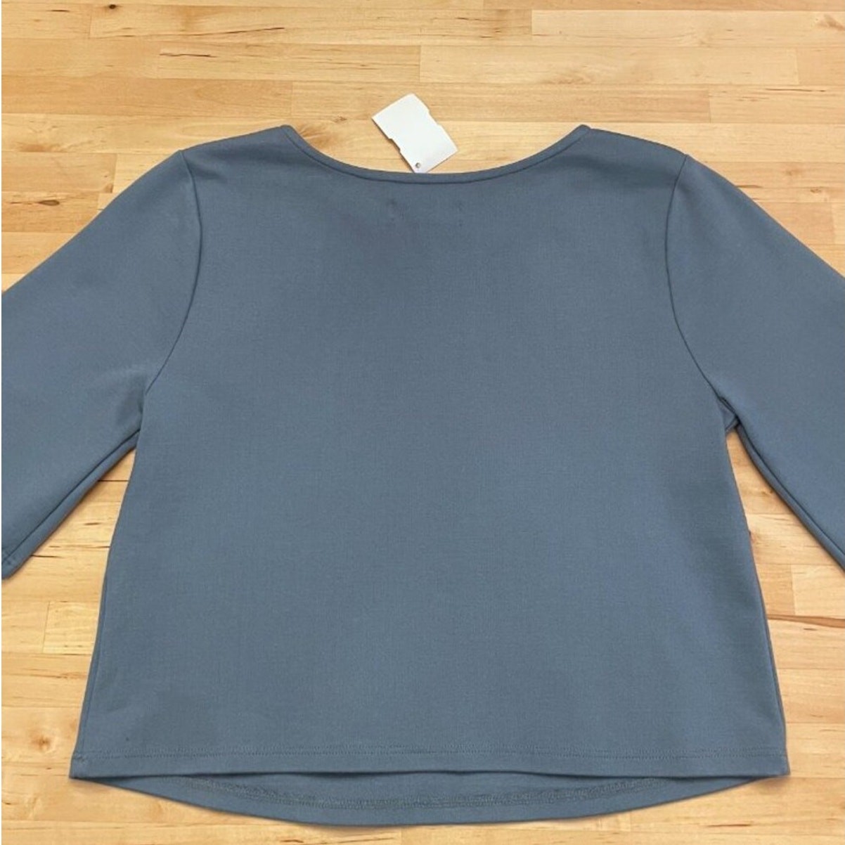 NWT Ripley Rader Ponte T-Shirt XS Ltd Ed Sea Blue Elevated Basic Boxy Minimalist