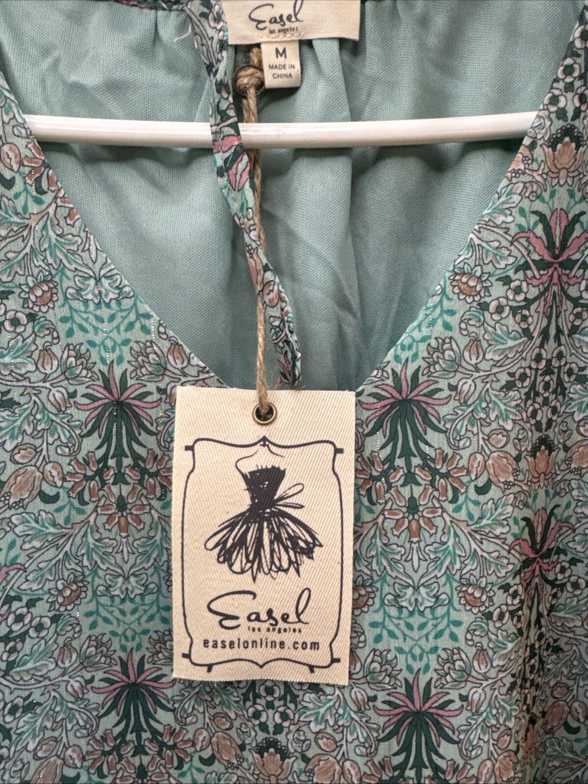 Easal Floral Blouse NWT Size Med