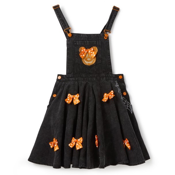 Minnie Mouse Jack-o’-Lantern Overalls Halloween Romper Women S M L Her Universe