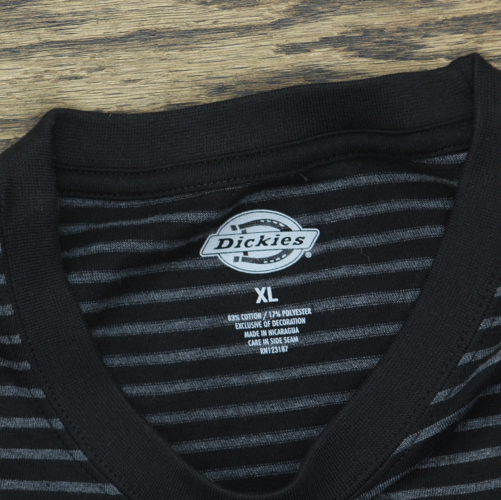 Dickies Womens Remanufactured Baggy Utility Pocket T-Shirt Tee Black Multi XL