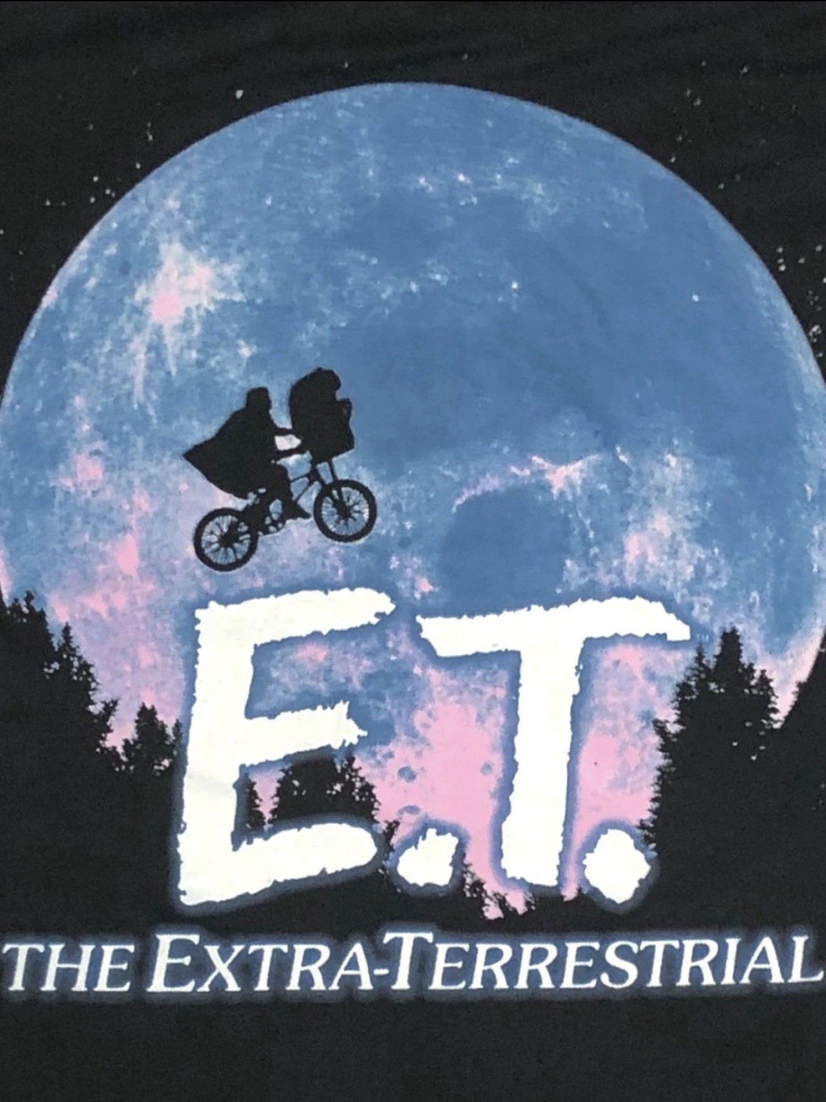 The Extra Terrestrial Womens (Junior’s) Black E.T. Tee Shirt T-Shirt Size X-Smal