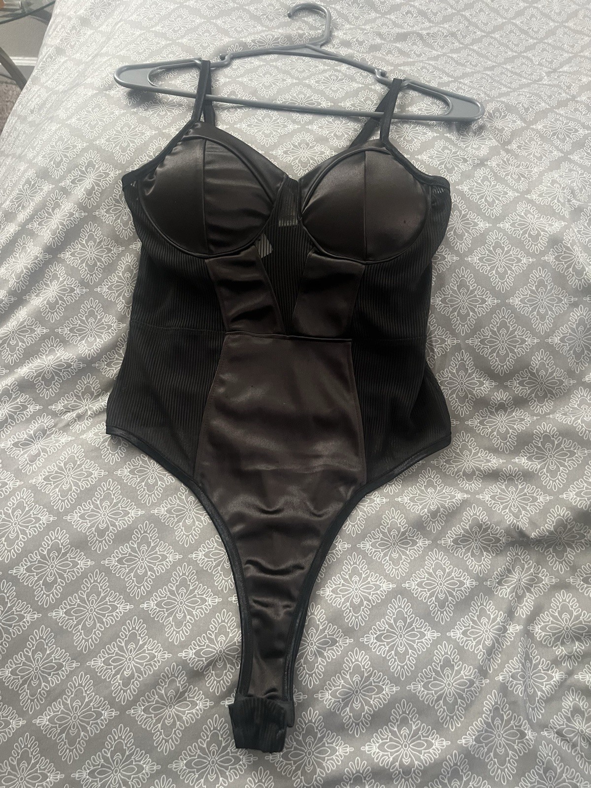 Black Sheer Bodysuit
