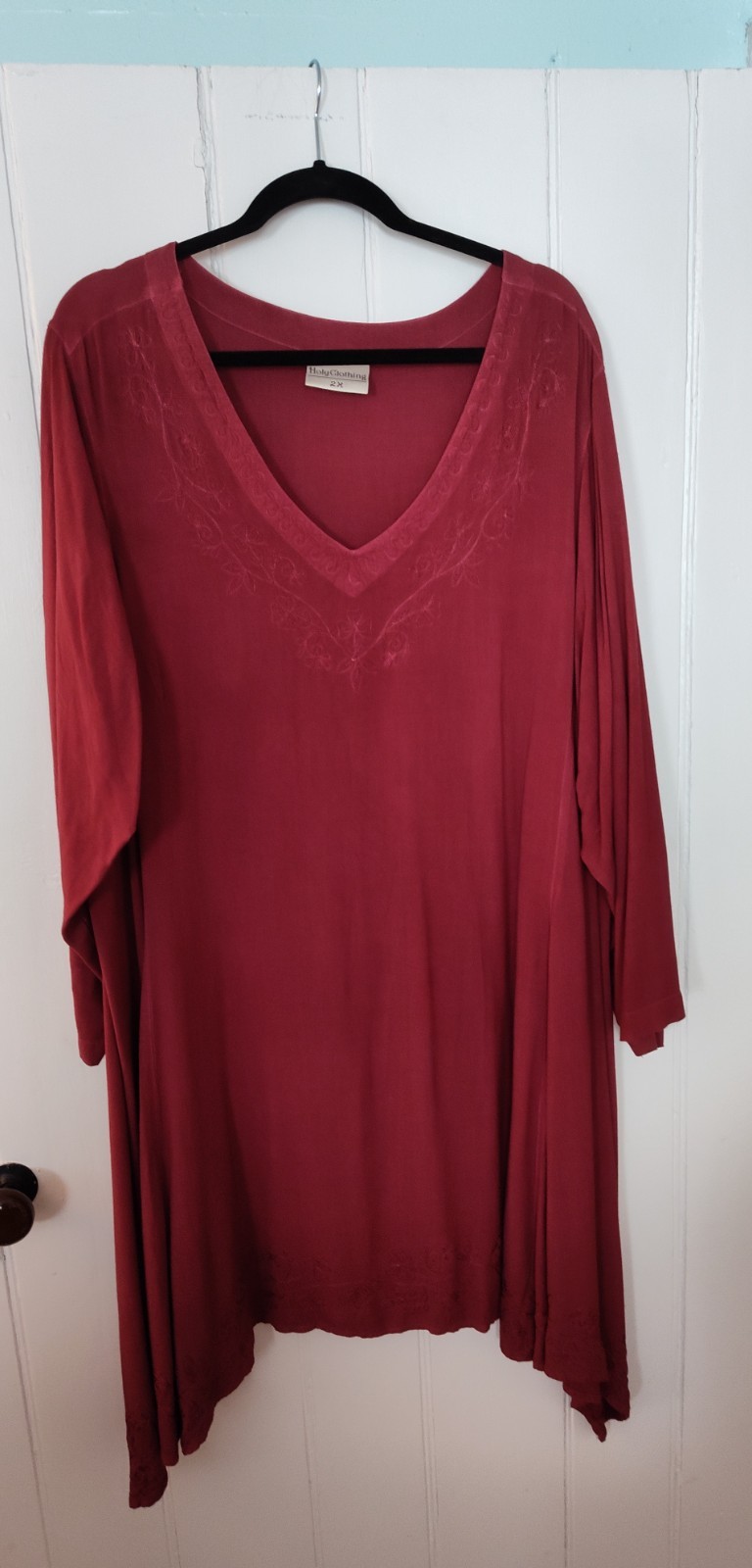Holy Clothing Burgundy Tunic 2XL EUC