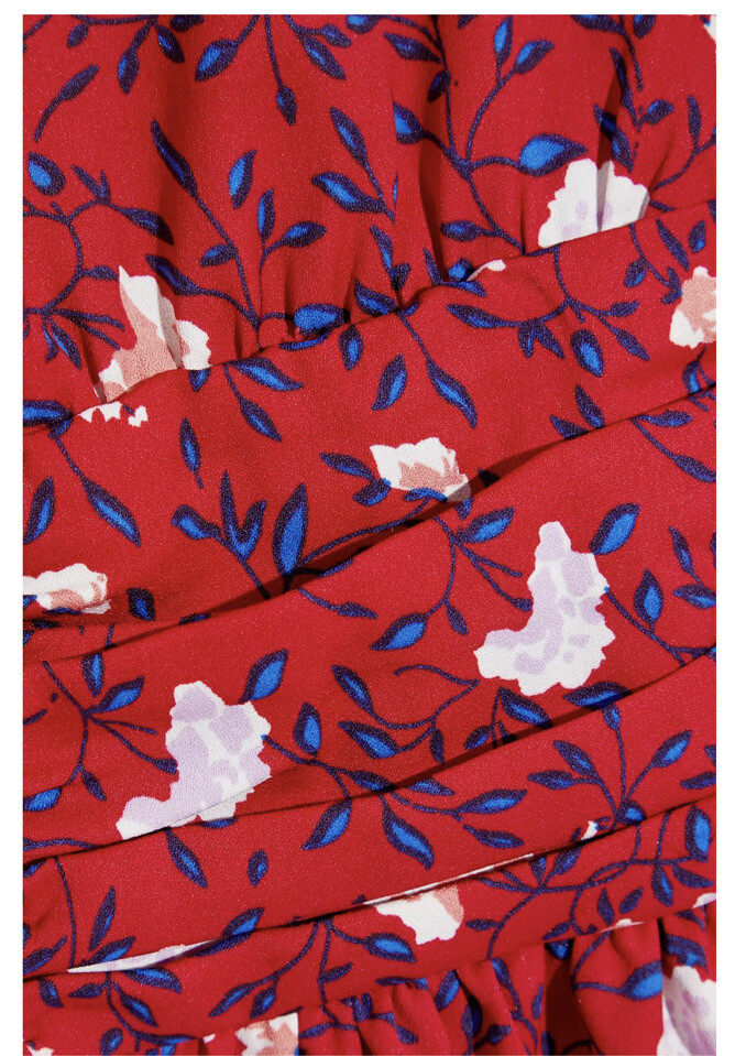WALTER BAKER Clara Printed Peplum Blouse-NWT-XS