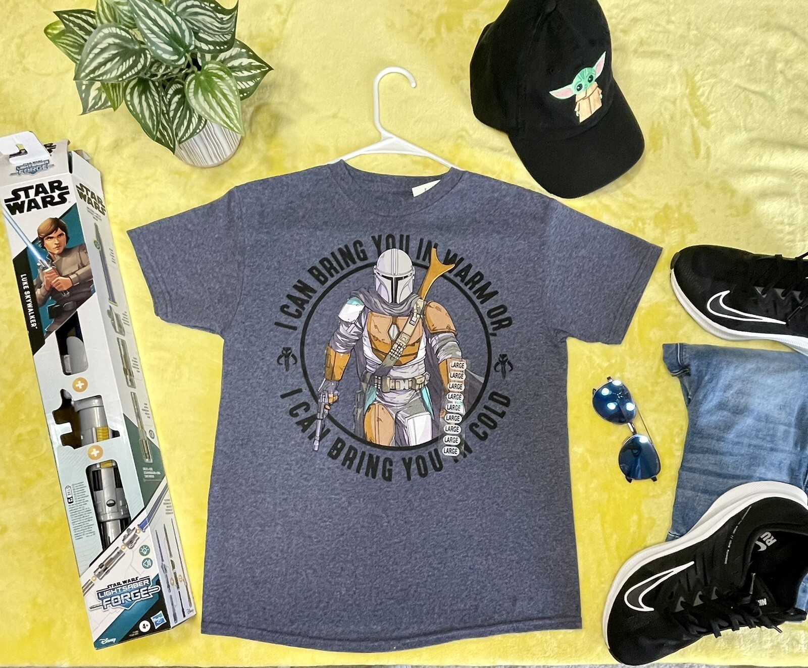 STAR WARS Mad Engine Mandalorian I can Bring you in warm or I can bring you..