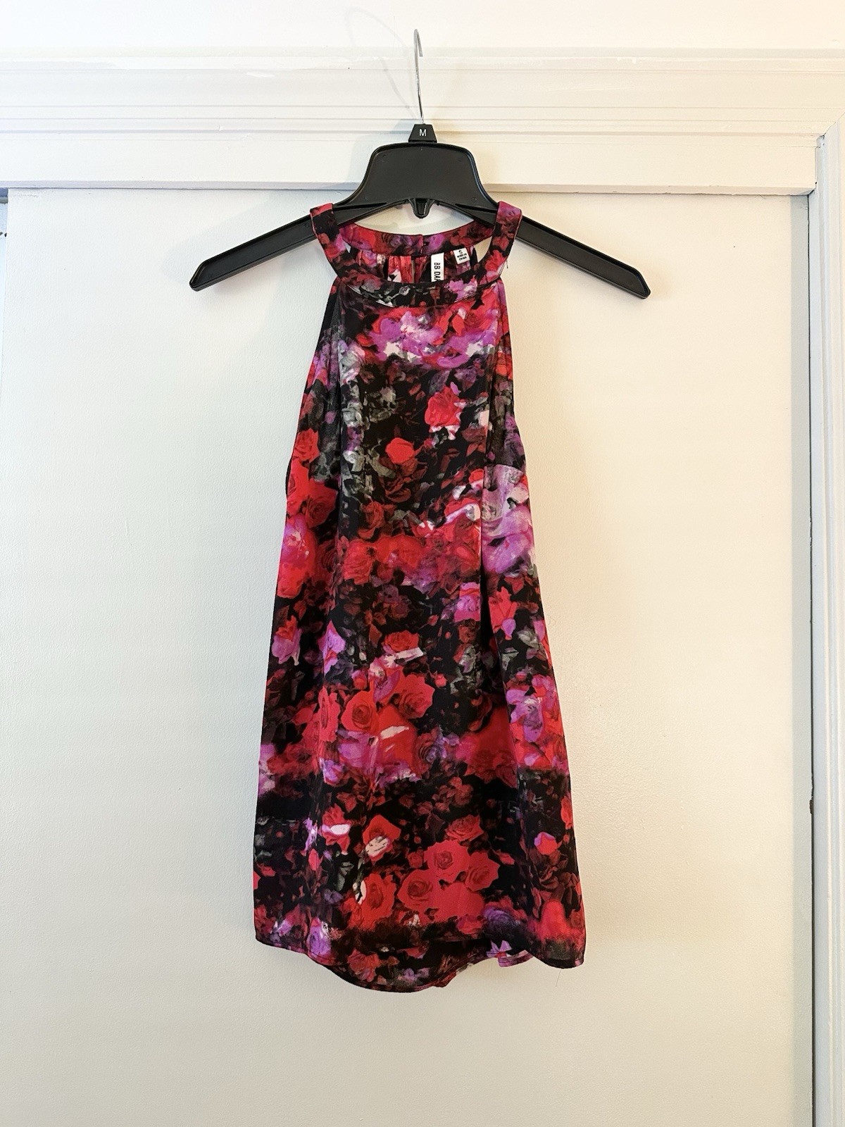 BB Dakota Anita Rose Floral Halter Top Women’s Size S EUC