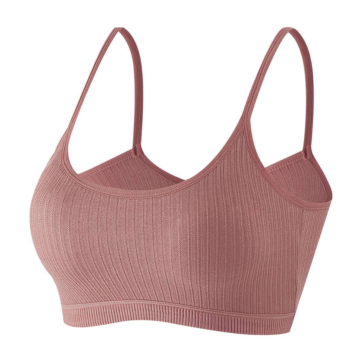 Women Crop Tops Tube Top Streetwear Sleeveless Camis Sport Bra Bralatte Cotton
