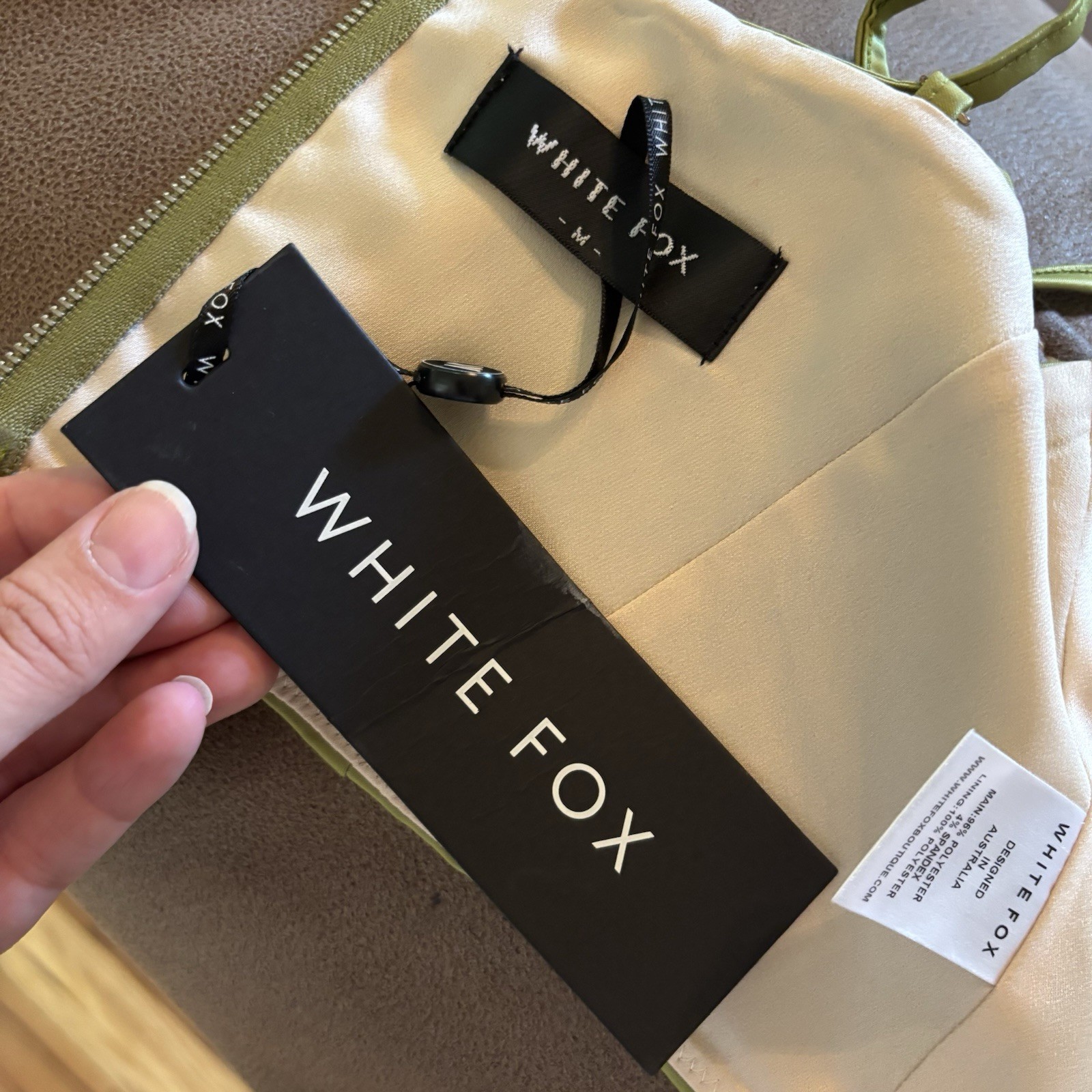 NWT! White Fox hypnotized Bustier Green Matcha Size Medium