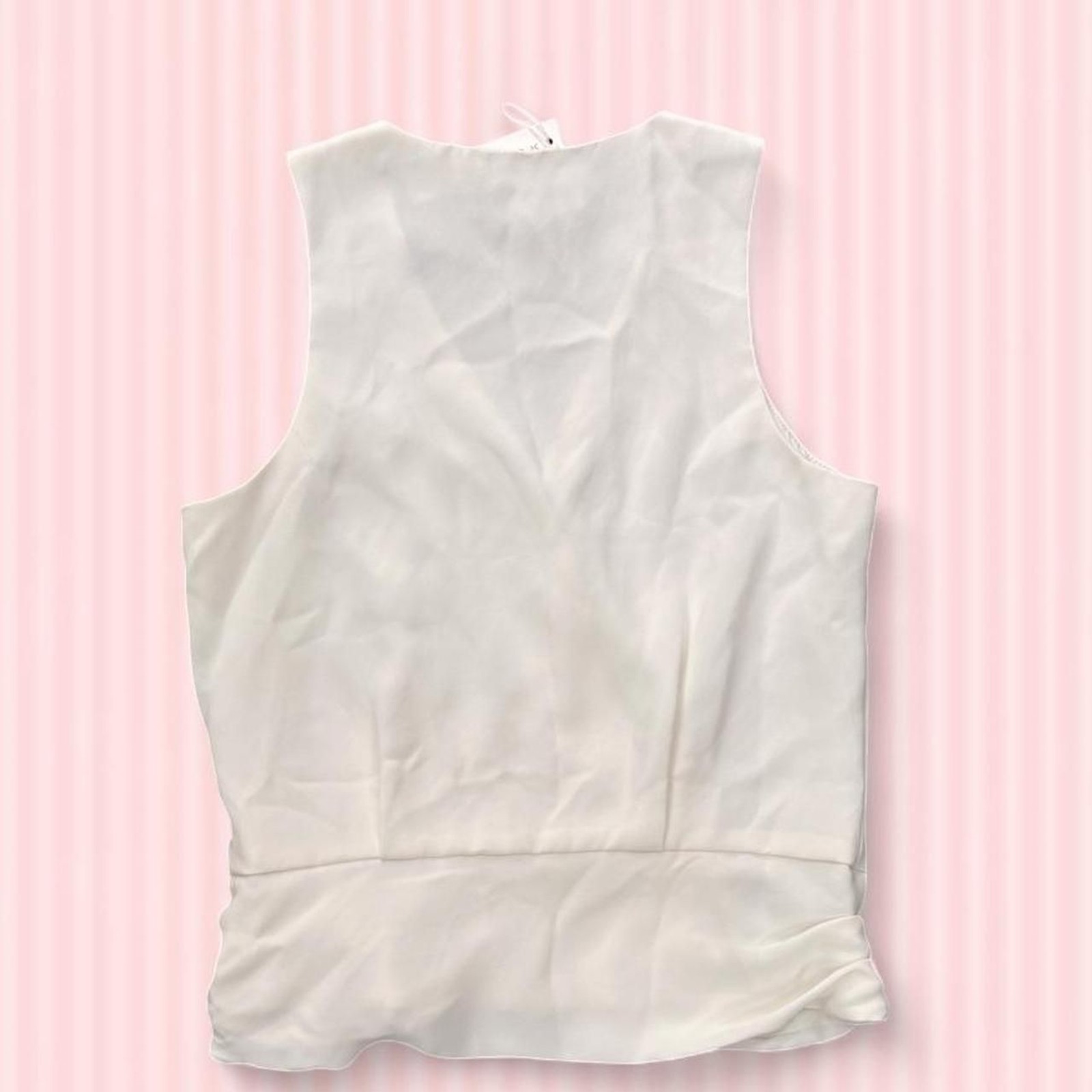 Trina-turk Women’s Cream and White Blouse