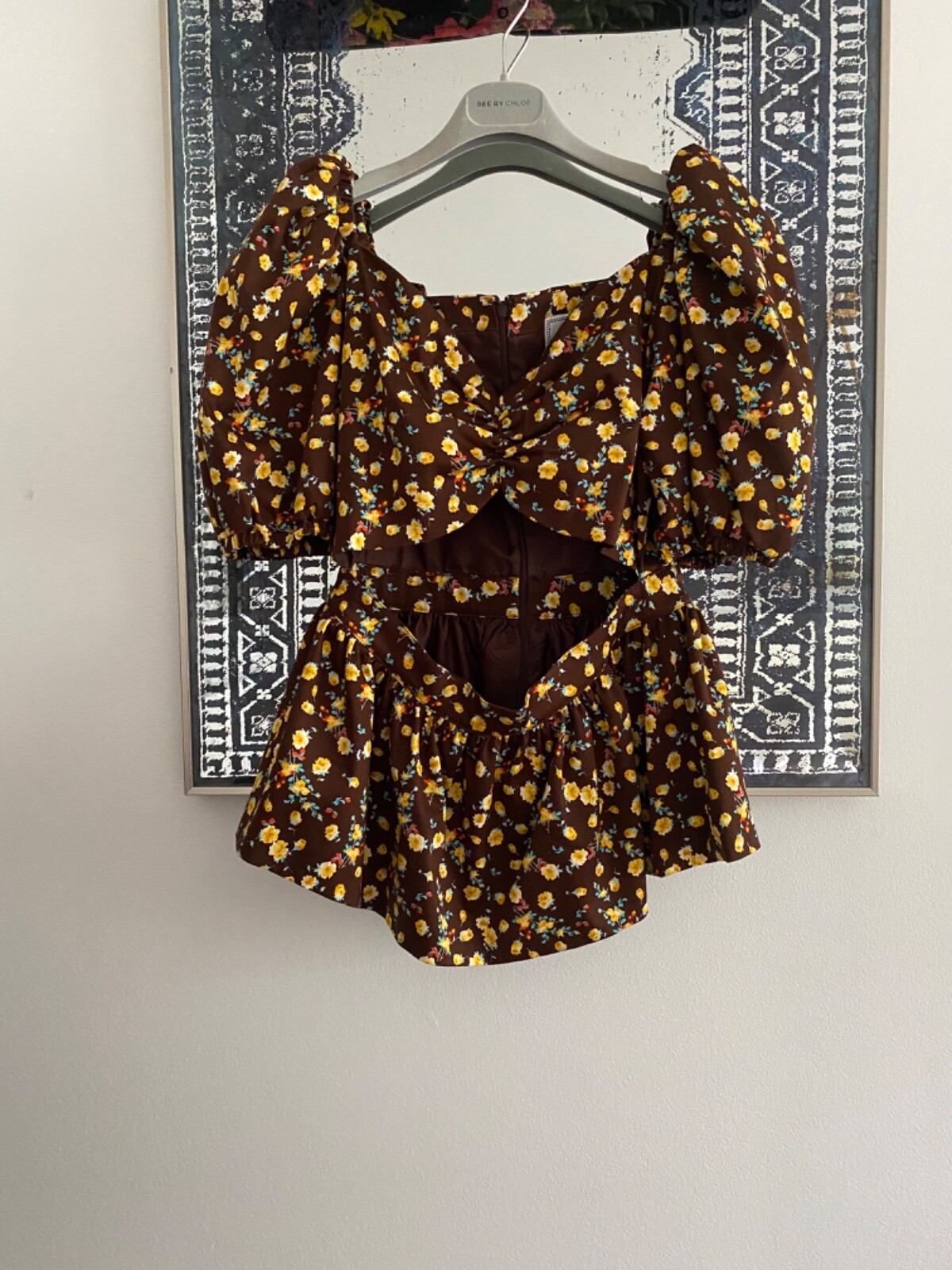 New Women’s Autumn Adeigbo Bridgette Gorgeous Floral Print Blouse 2,8