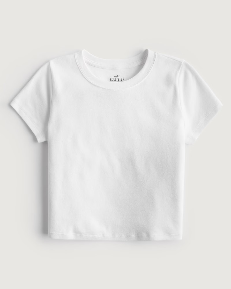 NWT Hollister By Abercrombie & Fitch Women’s Cotton T-Shirt Baby T Size XS S M