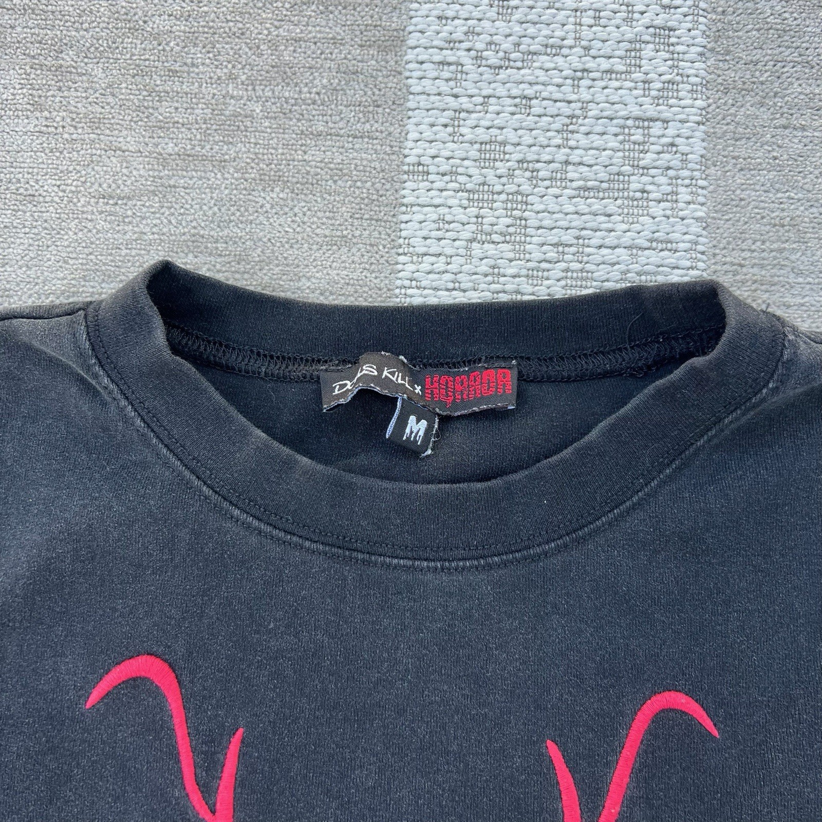 Dolls Kill x Horror Top Women’s M Pennywise Black Grunge Skater Surfer