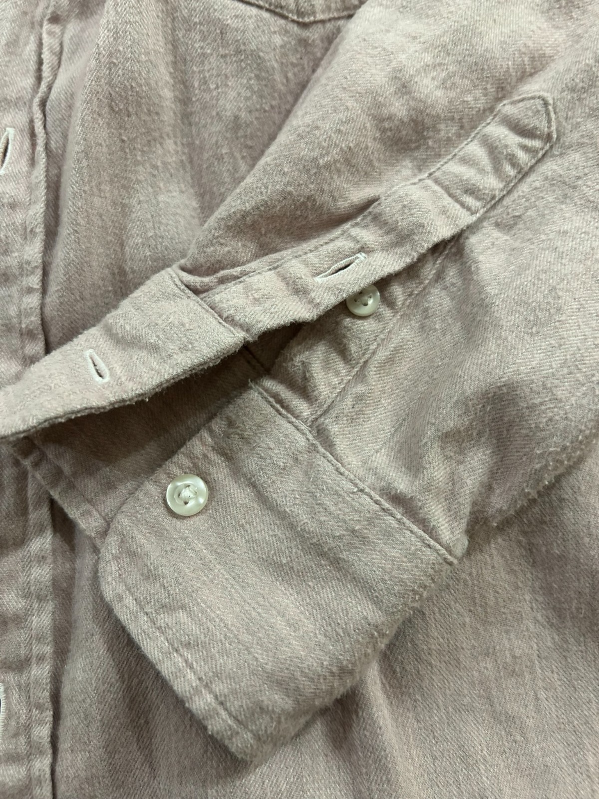 Frank & Eileen EILEEN Melange Pink and Gray, Polar Flannel -Size XS