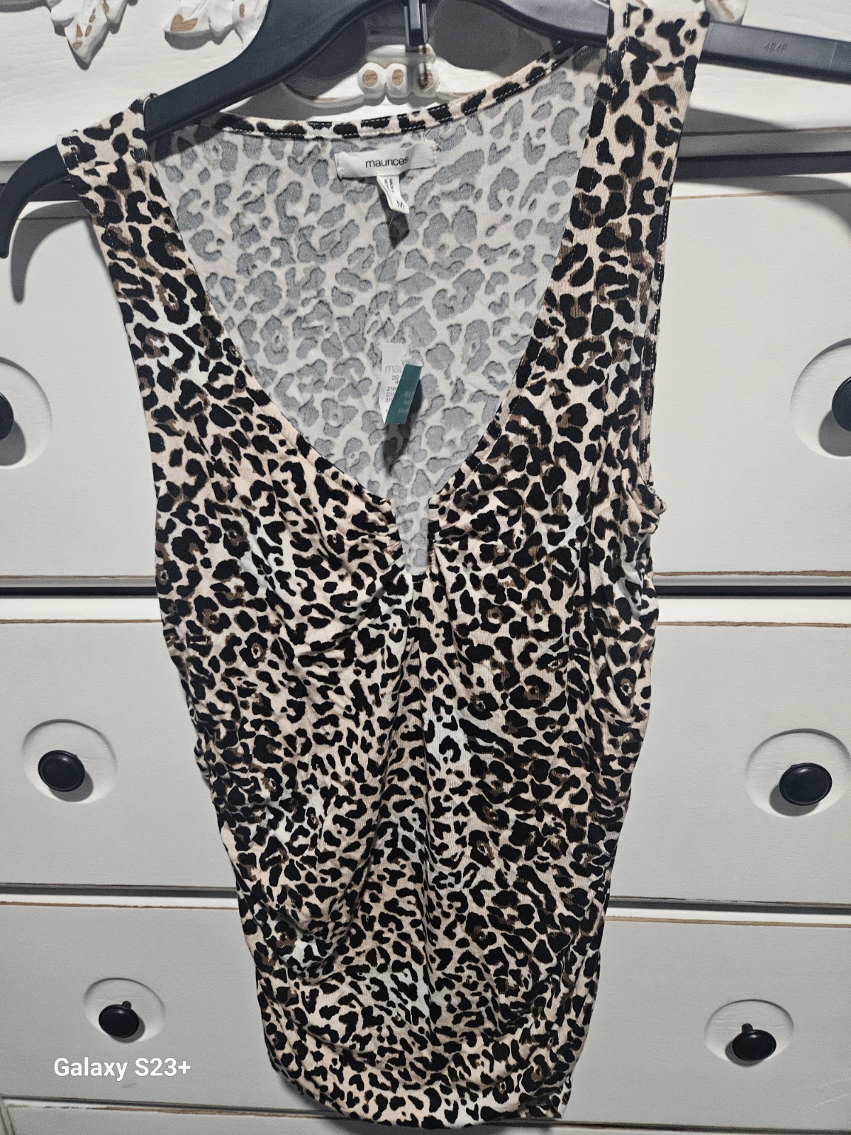 Maurices Super cute tank Medium Leopard Great for Layering too, has stretch NEW