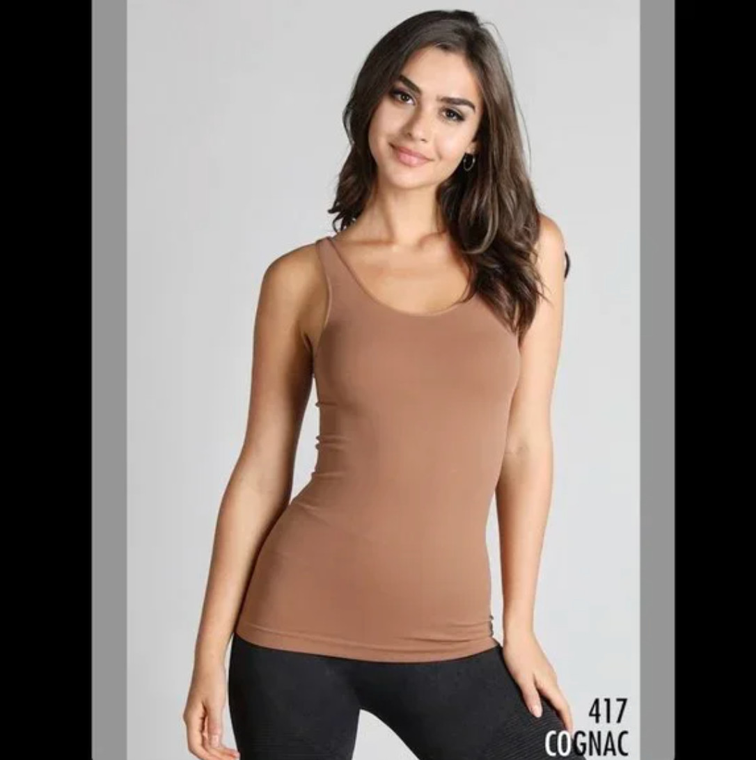 New Ultra Soft and Stretchy Wide Strap Tank Top by Nikibiki