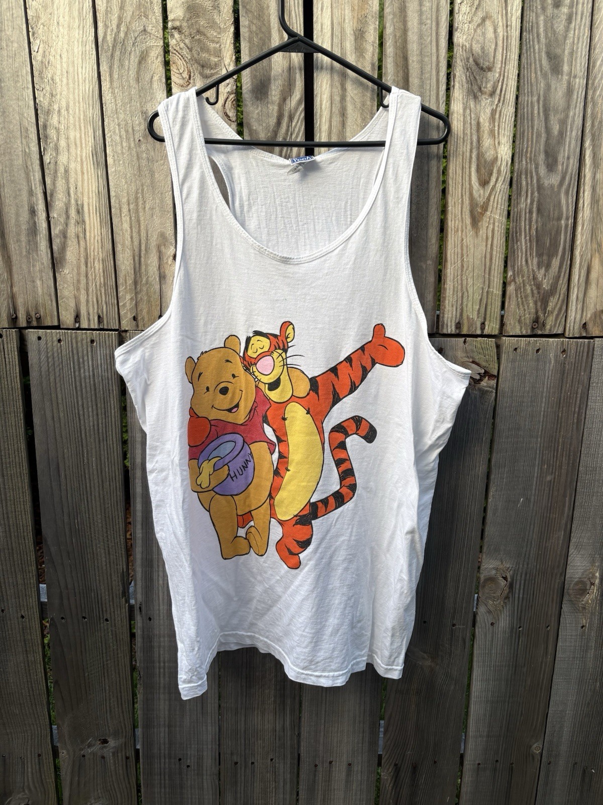 Vintage Winnie The Pooh Oversized Swim Tank Top Shirt Women’s One Size Fits Most