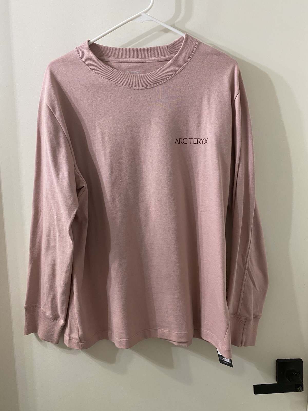 Authentic New Arcteryx Kragg Cotton Bird Crew Neck Shirt LS Women’s Bliss Size L