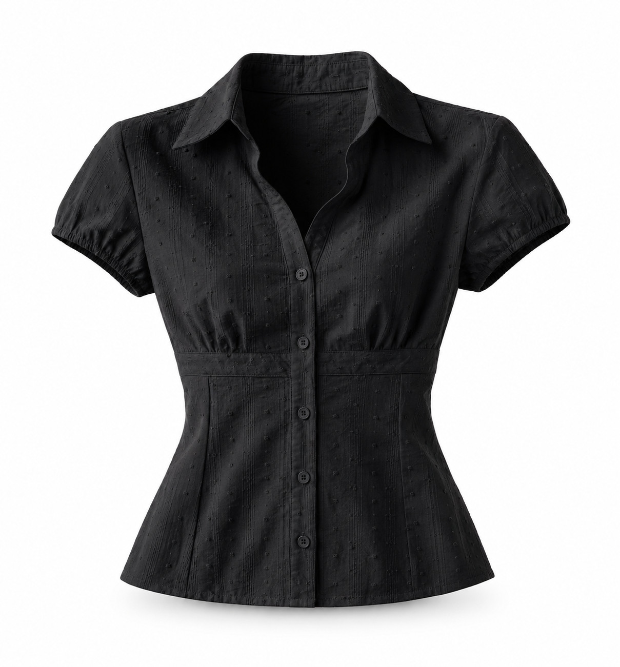100% Cotton. V-Neck Blouse