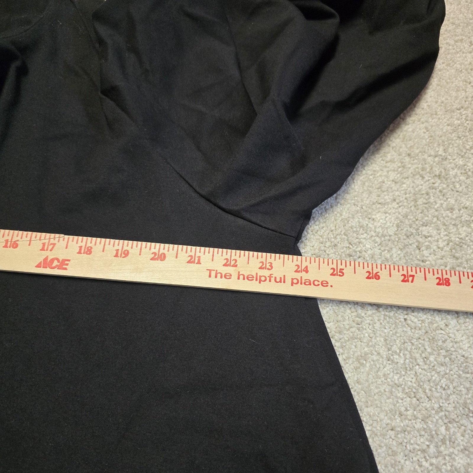 Planet By Lauren G Womens Black Balloon Sleeve Tunic Shirt Sz 1 4/6/8 Collared